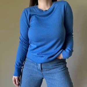 Banana Republic Merino Wool Light-Weight Sweater in Blue